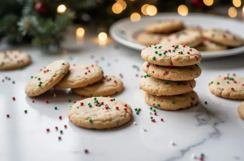 Christmas Sprinkle Cookies Recipe