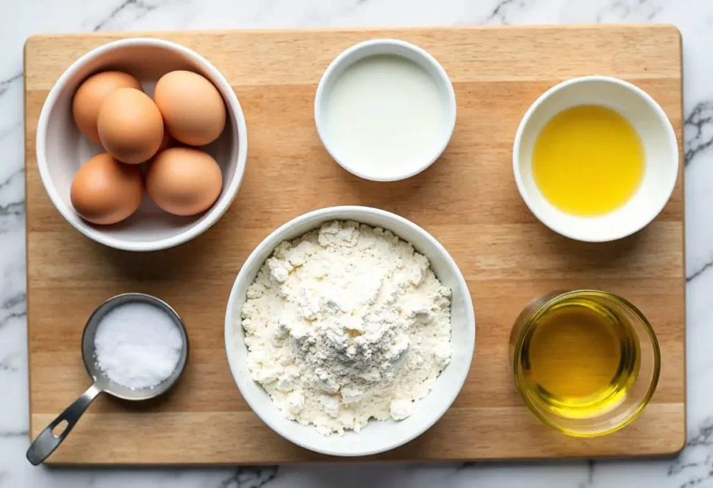 Ingredients of Yorkshire Pudding