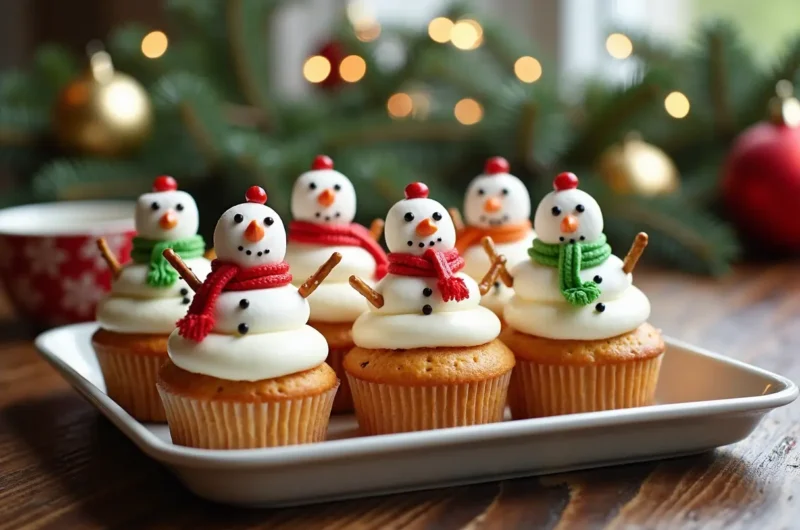 Snowman Cupcakes Recipe