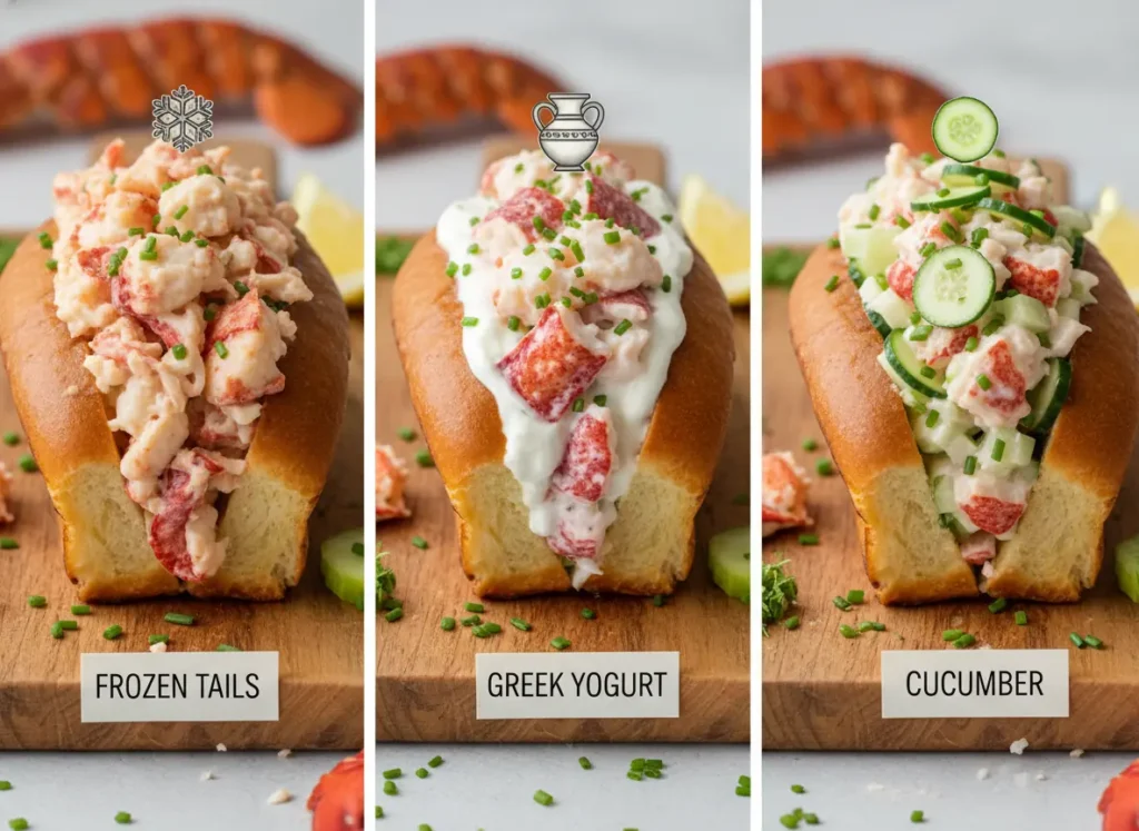 Ingredient substitutes for lobster roll recipe using pantry staples