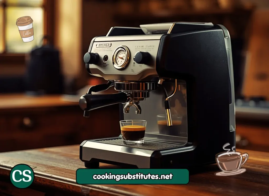 Gaggia Classic Pro best professional espresso machine for home use pulling a double espresso shot